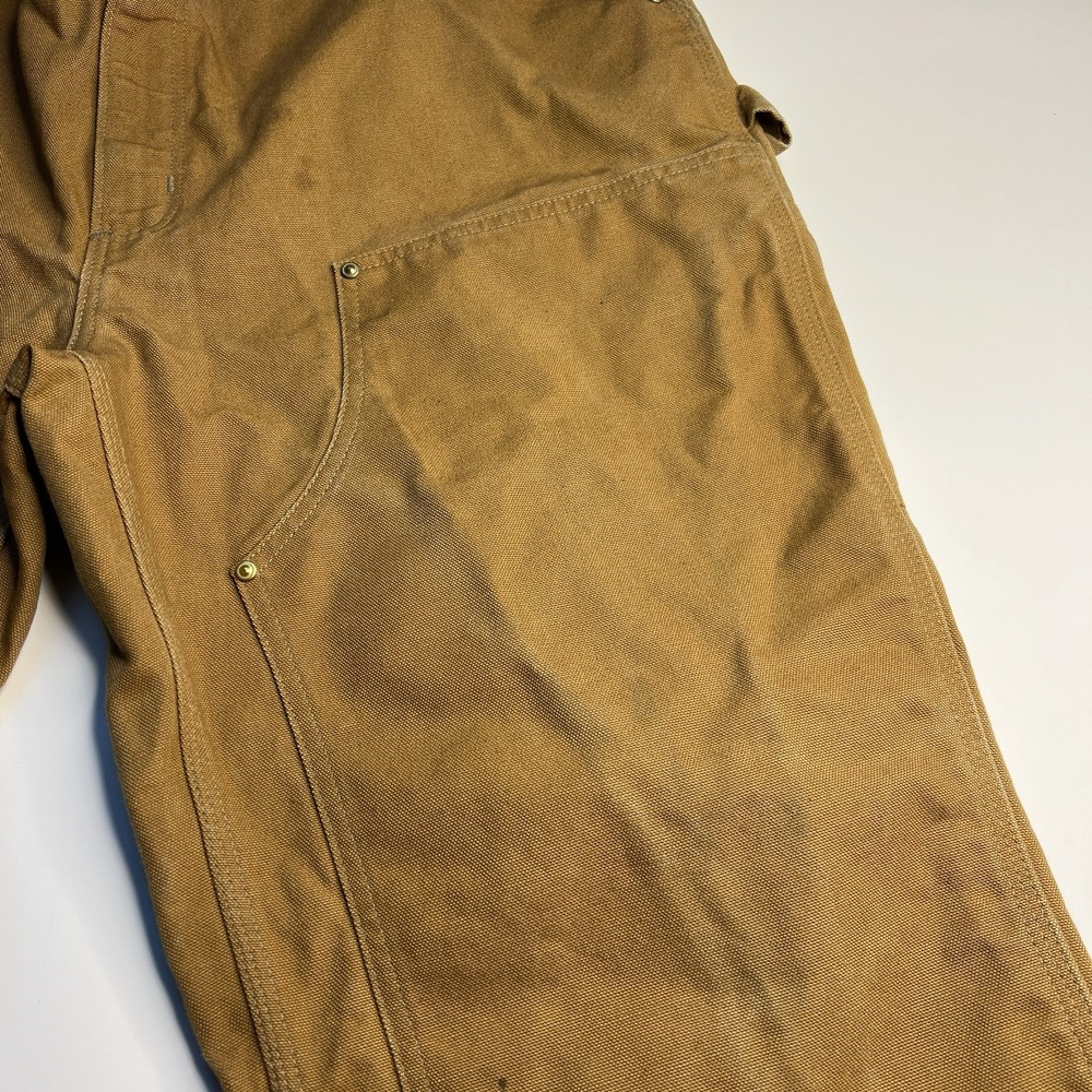 Vintage Carhartt Double Knee Carpenter Pants Size Brown 40x31.5 USA Made Work - Picture 6 of 16